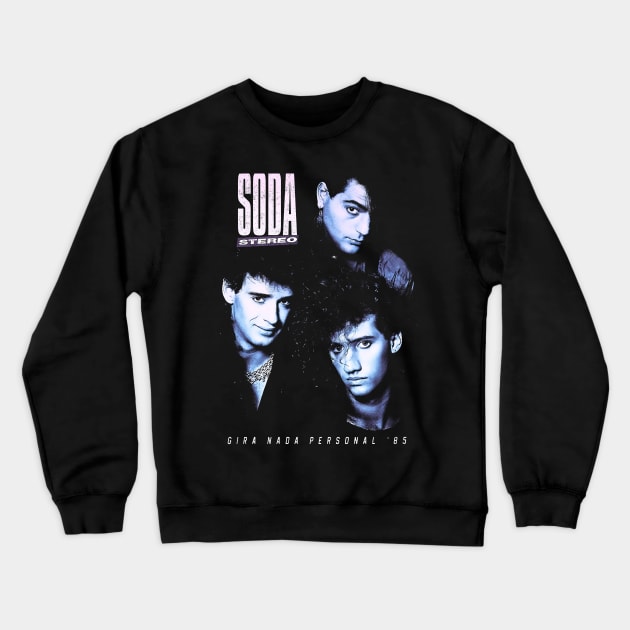 Soda Stereo Nada Personal Tour Crewneck Sweatshirt by w.d.roswell